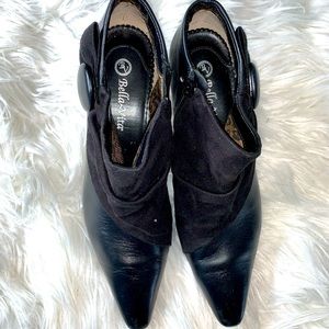 Cute black ankle booties